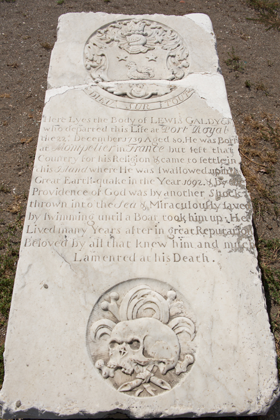 Lewis Galdy headstone